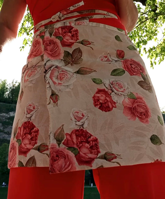 Wickelrock Rosengarten - feminin, bequem & zeitlos