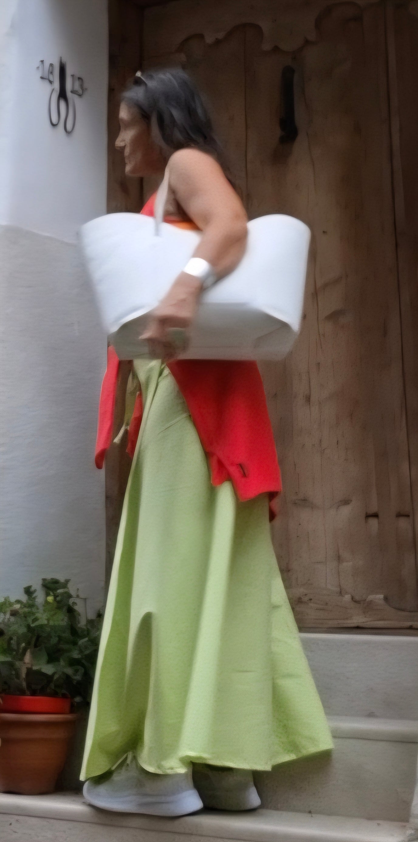 Wickelrock Apfel - grün